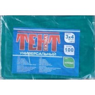 Універсальний садовий тент, щільність 100 г/кв. м, розмір 3х4м, зелений